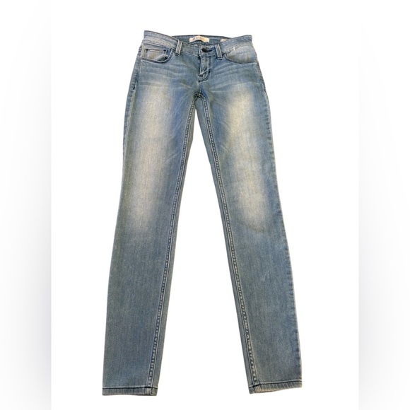 Guess 1981 Power Skinny Low Jeans, Size 24, Light Blue - Picture 3 of 11